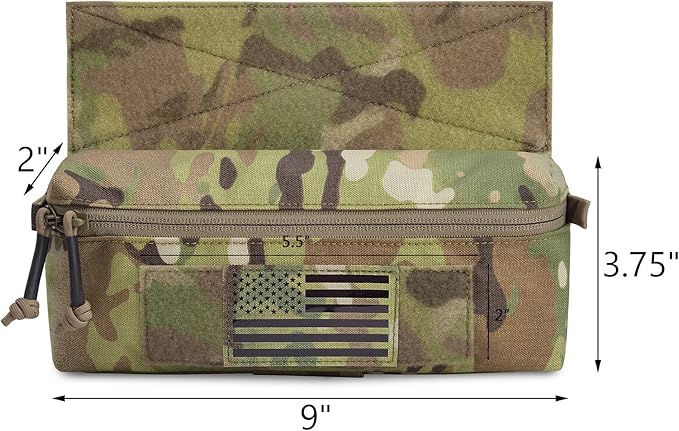 PETAC GEAR Tactical Mini Drop Pouch Fanny Pack Tool Pouch for Tactial Vest Chest Rig