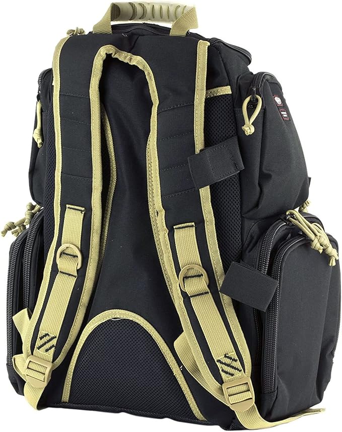 G5 Outdoors G.P.S. Handgunner Range Backpack Black/Tan