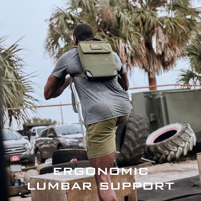 GORUCK Ruck Plate Carrier 3.0 - Streamlined Weighted Rucking Backpack w/Ergonomic Back Support &amp Extra Padded Straps - Compatible Ruck Plates Ranger Green