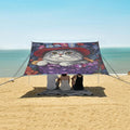 ALAZA Cat Magician Flower Beach Tent Sun Shelter Portable Canopy Sunshade for Outdoor Camping Picnics Backyard Fun 10x9 ft