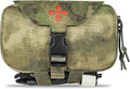 Ifak Pouch-Rapid Deployment Tactical MOLLE Trauma Kit Pouches Quick Release Tear-Off Medical First Aid Kit Organiser with Red Immediate Identify for Emergency Surviva.