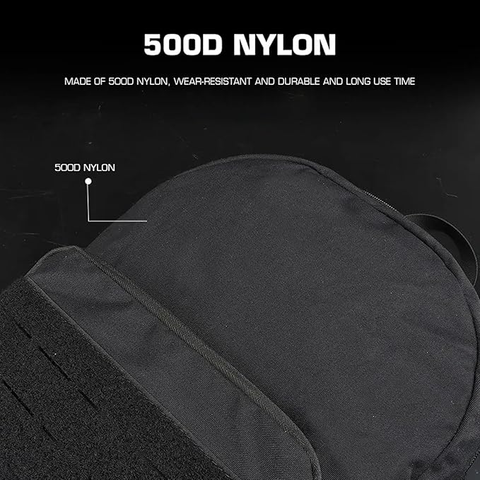 Tactical Backpack Nylon Large Capacity Collapsible Portable Daypack with MOLLE System - Hiking Camping Travel(Green)