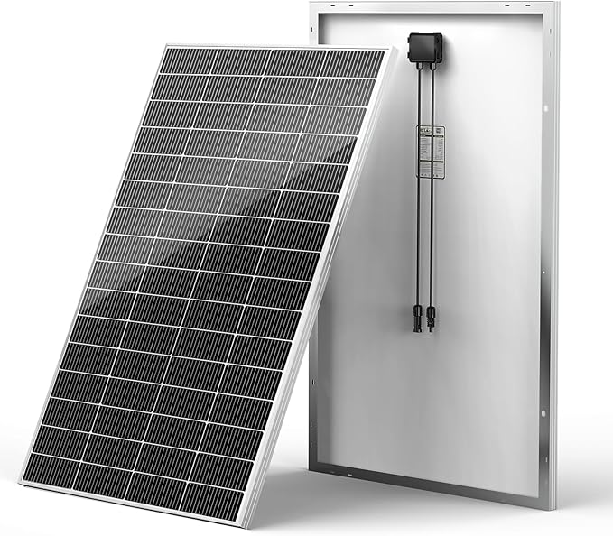 HQST N-Type 16BB 200 Watt Solar Panel Compact &amp Lightweight Solar Panels with 30 Years Lifespan up to 25.4% Efficiency Grade A+ Cells IP65 for RV Van Trailer Marine Rooftop Farm Off Grid