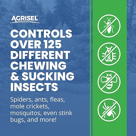 Agrisel Bifenthrin Pro 7.9 Insect Control Safe for Plants &amp Crops Insecticide Effective Against 125+ Insects Includes 3-Pack of Agrisel Protective Gloves 32 Ounces