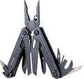 EDGE Multi-Tool Pliers 14-in-1 Stainless Steel Multitool with Knife Saw Scissors Wire Cutter &amp Screwdriver Bits Compact Folding Pocket Tool for Camping Survival Fishing &amp Car Emergency