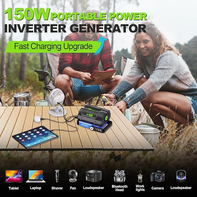 Replacement Inverter for EGO 150W Power Inverter PAD1500 PAD1800 PAD5000 Portable Power Station Compatoble with EGO 56V Indoor and Outdoor Use Battery for Ego Power Station