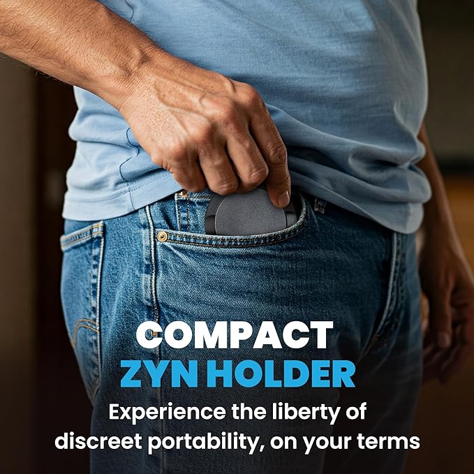 Premium Zyn Metal Can | Zyn Holder | Metal Zyn Container | Moisture &amp Odor Proof Container | Aluminum Zyn Can &amp Organizer | Dip Can | Zyn Tin | Zyn Gifts for Men | The Phantom