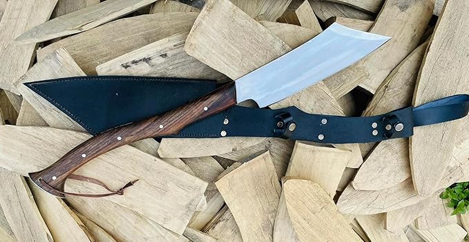 12 Inch Custom Axe Knife Viking Seax Axe Machete Knife Tactical Tomahawk Survival Heavy Duty Machete Camping Outdoors Survival
