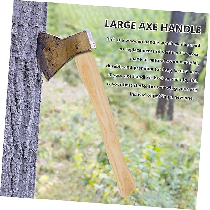 OSALADI 4 Pcs Ax Handle Replacement Handle Throwing Handle Wood Handle Accessory Hatchet Handle Hammer Handle Wooden Ax