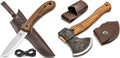BeaverCraft BSH2 Glacier Bushcraft Knife AX3 Camping Hatchet Axe Tool Wood Splitting Axe