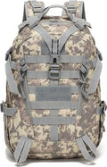 aiGear 25L Waterproof Tactical Backpack - Military Molle Assault Backpack for Men 3-Day Combat Backpack with Water Bottle Holder(25L ACU)