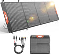 SOLUPUP 200W Portable Solar Panel – 24% High Efficiency Bifacial Solar Panel with MC4 Output IP65 Waterproof Foldable Solar Charger with Kickstand for Power Station RV Camping Off-Grid and Blackouts