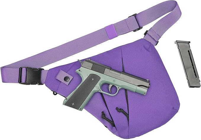 Tactical Crossbody Sling Bag for Men Women Anti Thief Conceal Carry Handgun Bag CCW Bags EDC Carry