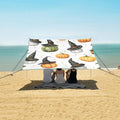 ALAZA Witch Hat Pumpkin Beach Tent Sun Shelter Portable Canopy Sunshade for Outdoor Camping Picnics Backyard Fun 10x9 ft