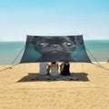 ALAZA Puppy Dog Arland Green Beach Tent Sun Shelter Portable Canopy Sunshade for Outdoor Camping Picnics Backyard Fun 10x9 ft