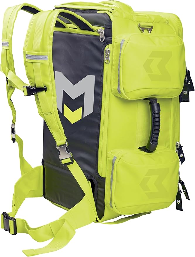 MERET OMNI PRO X Emergency Medical Backpack – Modular Trauma &amp First Aid Organizer with Easy to Clean Material – MOLLE Compatible – High Viz Yellow