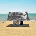 ALAZA Tree Skull Beach Tent Sun Shelter Portable Canopy Sunshade for Outdoor Camping Picnics Backyard Fun 10x9 ft
