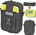 Tactical Package-Smell Proof-Bag Crossbody Sling Shoulder Bags with Carbon Lining for Man (Black S)
