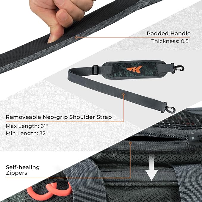 KastKing Fishing Gear &amp Tackle Bags - Saltwater Resistant Fishing Bags - Fishing Tackle Storage Bags