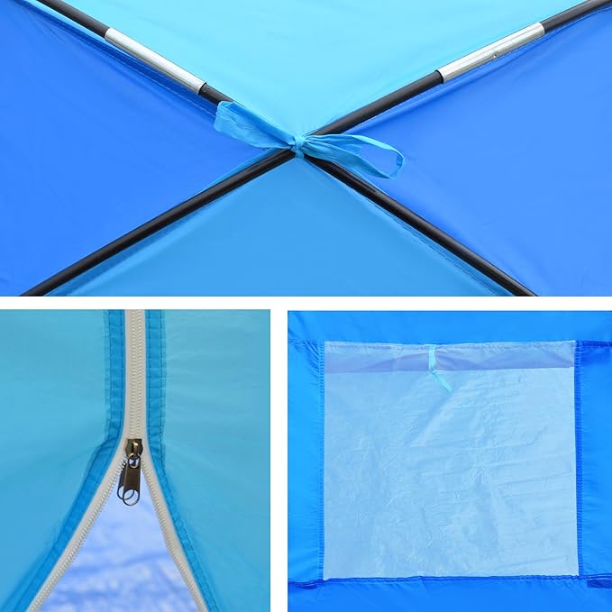 BenefitUSA POP UP Beach Tent Potable Shelter Camping Sun Shade Outdoor Canopy