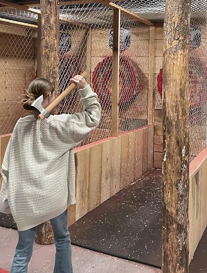 JXE JXO Throwing Tomahawks 3 Pack Throwing Axes 16.5 Beech Handle for Axe Throwing