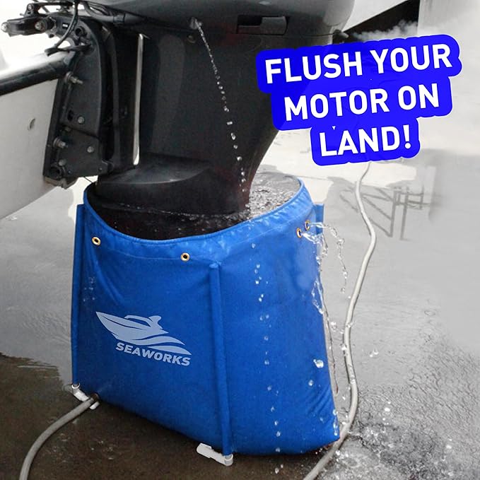 Outboard Motor Flushing Bag for Marine Engines &amp Sterndrives