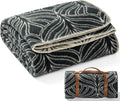 Molithe 100% Wool Blanket 62 x 86 Warm Thick Washable Military Wool Blanket Great for Camping Outdoors Sporting Events Survival Kits Leaf