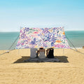 ALAZA Beautiful Lavender Flowers in A Garden Beach Tent Sun Shelter Portable Canopy Sunshade for Outdoor Camping Picnics Backyard Fun 10x9 ft