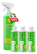 BugMD Ant Killer &amp Bug Spray Concentrate - Roach and Cockroach Killer Indoor Spider &amp Flea Spray for Home Fly and Insect Defense Safe with Essential Oils Plant-Powered Pest Control Kit