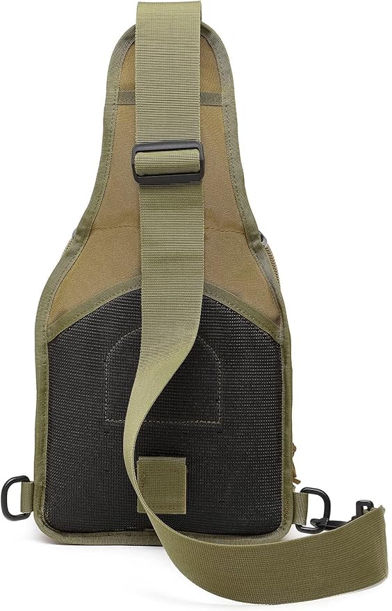 ATBP Small Tactical Sling Bag for Men with Holster Military EDC Shoulder Bag CCW Crossbody Bag 7 Liters