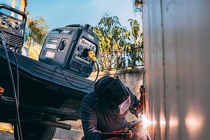 Pulsar Products GD400BN 4000W Portable super-quiet Dual Fuel &amp Parallel Capability RV-Ready CARB Compliant