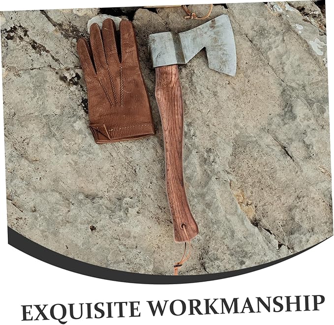 UPKOCH 2pcs Wooden Axe Handle Replacement Ergonomic - Grip for Camp Hatchet and Fire Axe Easy Replacement Handle for Tool Restoration and Gardening Use