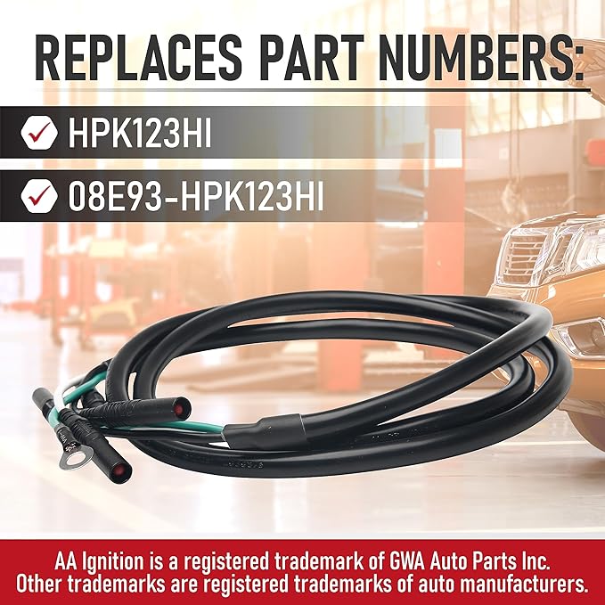 Replacement Generator Parallel Cables Kit - Compatible with Honda Inverter Generators - EU1000i EU2000i EU2200i EU2200iC EU2000 Companion EU3000i Handi - Replaces 08E93-HPK123HI HPK123HI