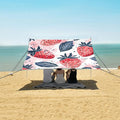 ALAZA Juicy Strawberries with Seamless Beach Tent Sun Shelter Portable Canopy Sunshade for Outdoor Camping Picnics Backyard Fun 10x9 ft