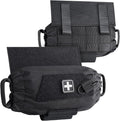 LIVANS Roll Up IFAK Pouch Medical Drop Dump Pouch MOLLE First Aid Pouches Tactical Dangler Pouches Belt IFAK Bag Trauma EMT Bag with Hook-N-Loop for Chest Rig Vest