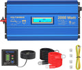 2000Watt Pure Sine Wave Power Inverter 12V DC to 110V 120V AC ETL UL458 Compatible with Lithium Battery Starlink for Off-Grid Solar RV Home Truck with 2.4A USB Ports &amp 1AC Terminal Block by VOLTWO