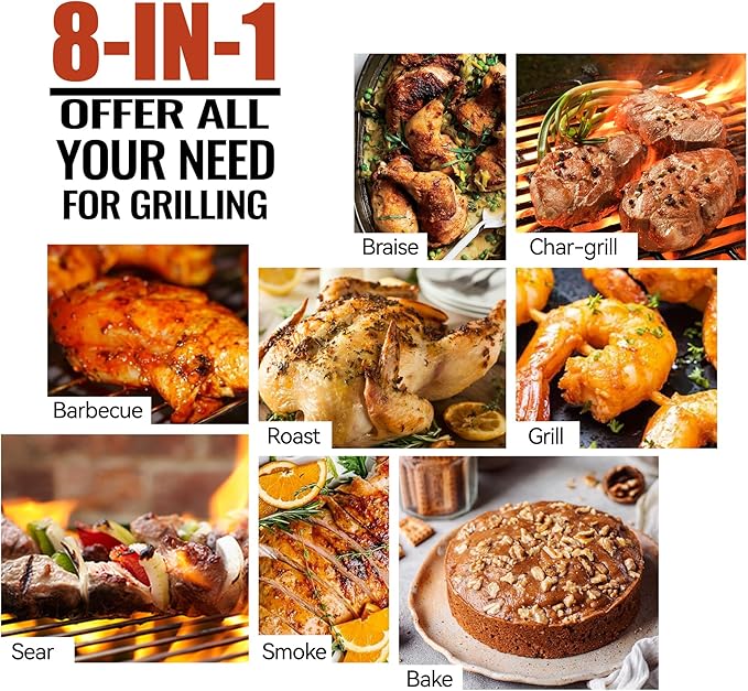Z GRILLS Wood Pellet Grill Smoker with PID Control Rain Cover 700 sq. in Cooking Area for Outdoor BBQ Smoke Bake and Roast 700D