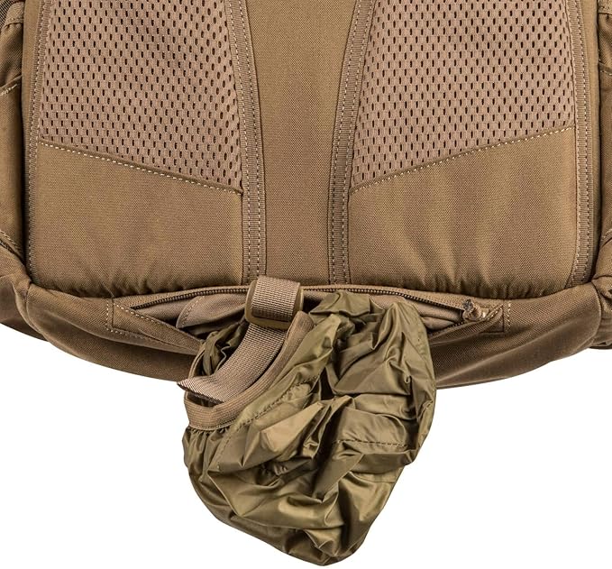 Helikon-Tex RAIDER 20 L Tactical Backpack Black – Cordura MOLLE Daypack with Hydration Sleeve &amp Rain Cover