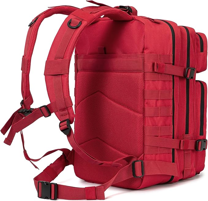 QT&ampQY 45L Military Tactical Backpacks Molle Army Assault Pack 3 Day Bug Out Bag Hiking Treeking Rucksack…