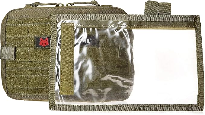 FOX OUTDOOR PRODUCTS Enhanced Multi-Field Tool &amp Accessory Pouch | Modular Utility Pouch with Drop Flap &amp Internal Organizers