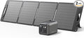 Dabbsson 298Wh Solar Generator with 120W Solar Panel 300W Power Station1.5X Extended Runtime2xPure Sine Wave AC Outlets60W USB-C 300E Semi-Solid LiFePO4 Batteryfor CampingRV TripHome