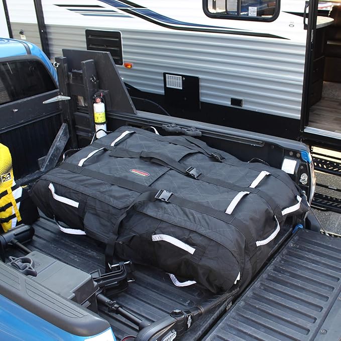 Seamax Foldable Inflatable Boat (Hull) Storage and Carrying Bag with Sunlitec Fabric Reflective Handles