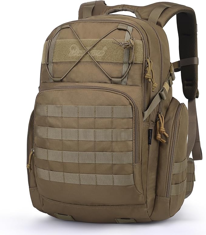 Mardingtop Military Tactical Backpack for Men 40L Molle Rucksack Assault Pack EDC Daypack for HikingTravelCamping Hunting