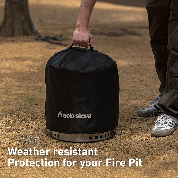 Solo Stove Ranger Big Yard Bundle | Includes Fire Pit Stand Shield &amp Shelter | Perfect for 2–4 People | Portable Wood Burning Stainless Steel 15.25in H x 15in Dia