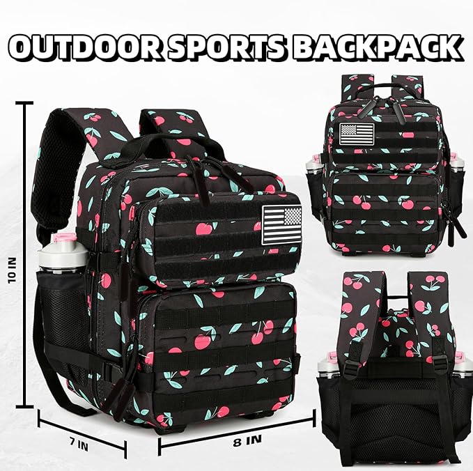 9L Mini Tactical Backpack for Men and Women Tactical Backpack Small for Hiking Small Tactical Bag Fitness Pack