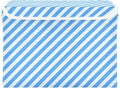 Collapsible Storage Bins with Lids Decorative Fabric Storage Cubes Closet Organizer and Storage Basket Boxes Containers for Clothes Box Chest Nursery Folding Rectangle Blue Stripes