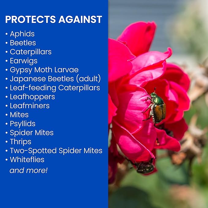 BioAdvanced 3-in-1 Insect and Mite Plant Bug Spray Pest Control Concentrate Disease Control