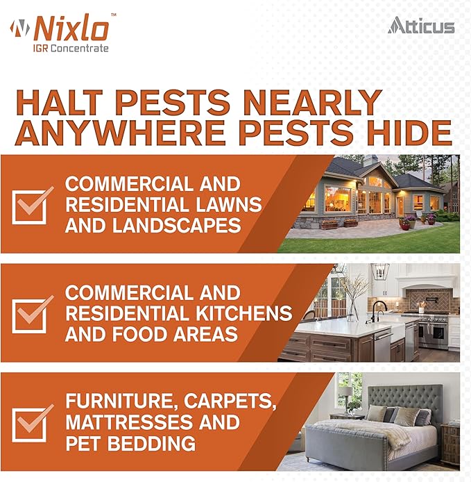 Atticus Talak 7.9% F Bifenthrin Insecticide Concentrate (96 oz) with Nixlo IGR Concentrate (140 ML)