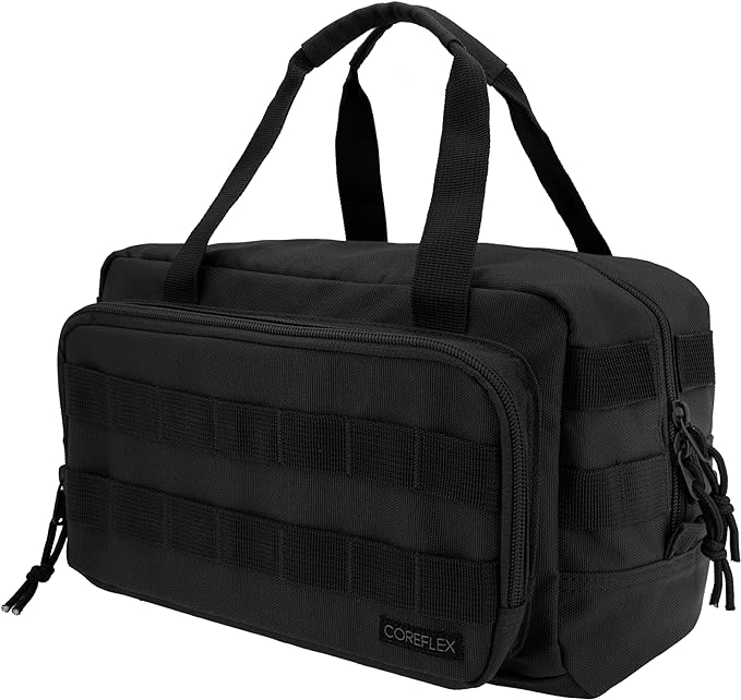 Coreflex 12-Inch Heavy Duty Tool Bag Tactical Gear Range EDCTool Bag for cars Multi-Purpose Work Bag for MechanicsElectricianCarpentersBuildersPlumbers 12 X 7 X 7 (Black)