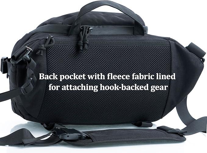 Tactical Sling Backpack Crossbody EDC Pack MOLLE Satchel Bag for Travel Work Camping and Hiking 8Liter